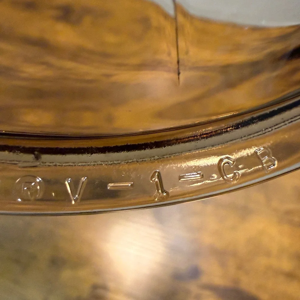 Vtg Pyrex Visions Amber Glass 6